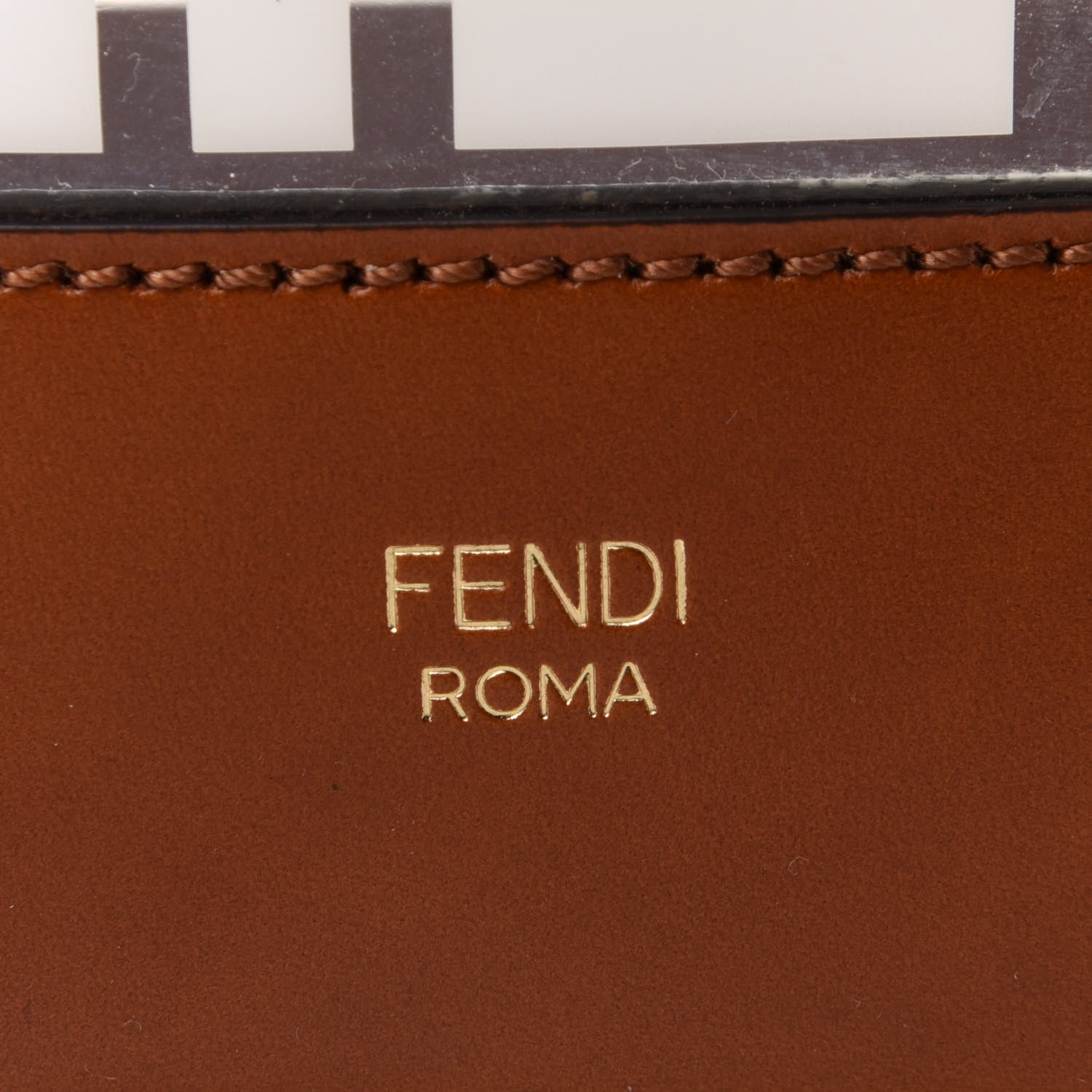 Fendi TPU FF Vitello Aura F is Fendi Grande Mon Tresor Bucket Bag White Cuoio 8 of 10