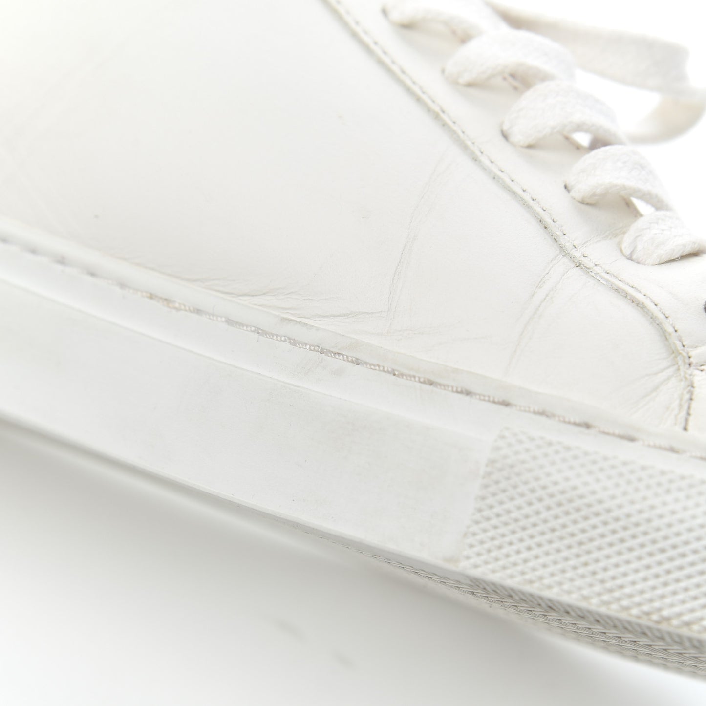 Calfskin Womens Urban Street Sneakers 38 White Red