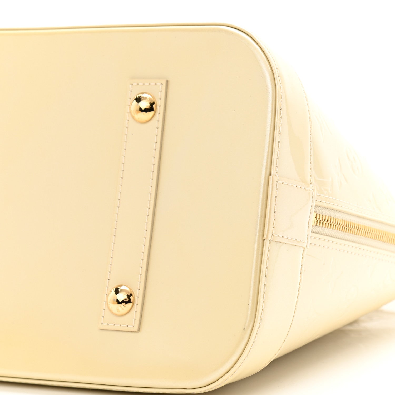 Louis Vuitton Vernis Alma GM Blanc Corail 10 of 13