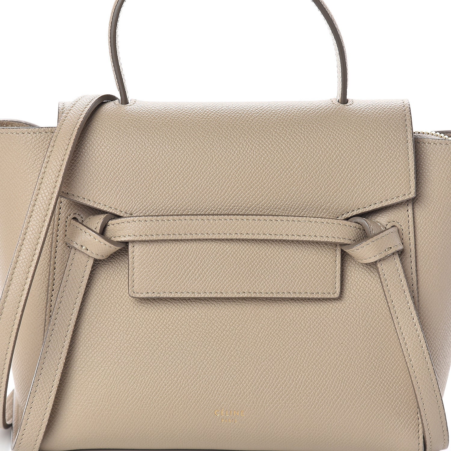 Celine Grained Calfskin Nano Belt Bag Light Taupe 7 of 9
