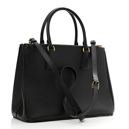 Prada Saffiano Lux Large Galleria Double Zip Tote Baltico 2 of 9