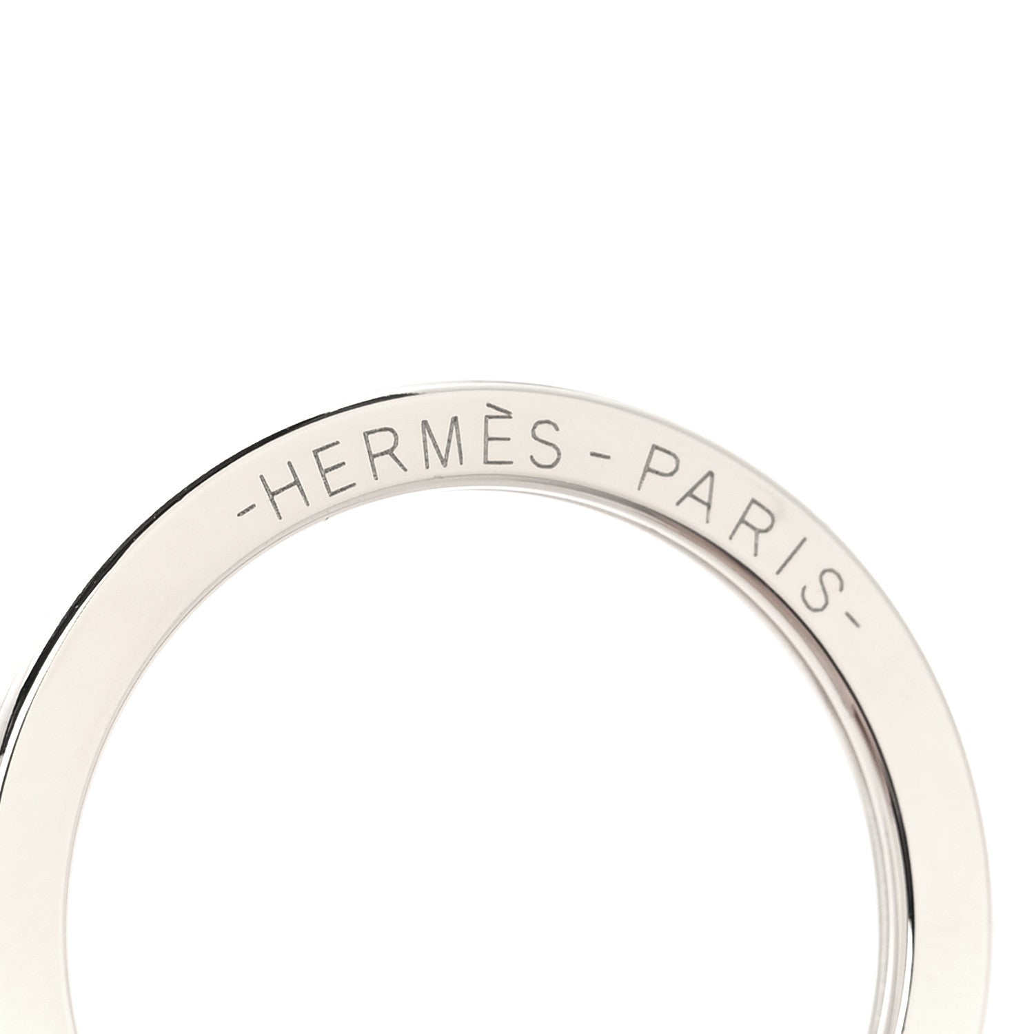 Hermes Lacquered Palladium Cadenas Quizz Rainbow Key Ring Multicolor 3 of 5