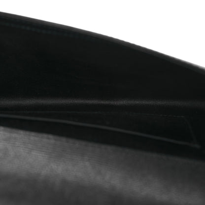 Saint Laurent Textured Calfskin Classic Y Ligne Clutch Black 5 of 10