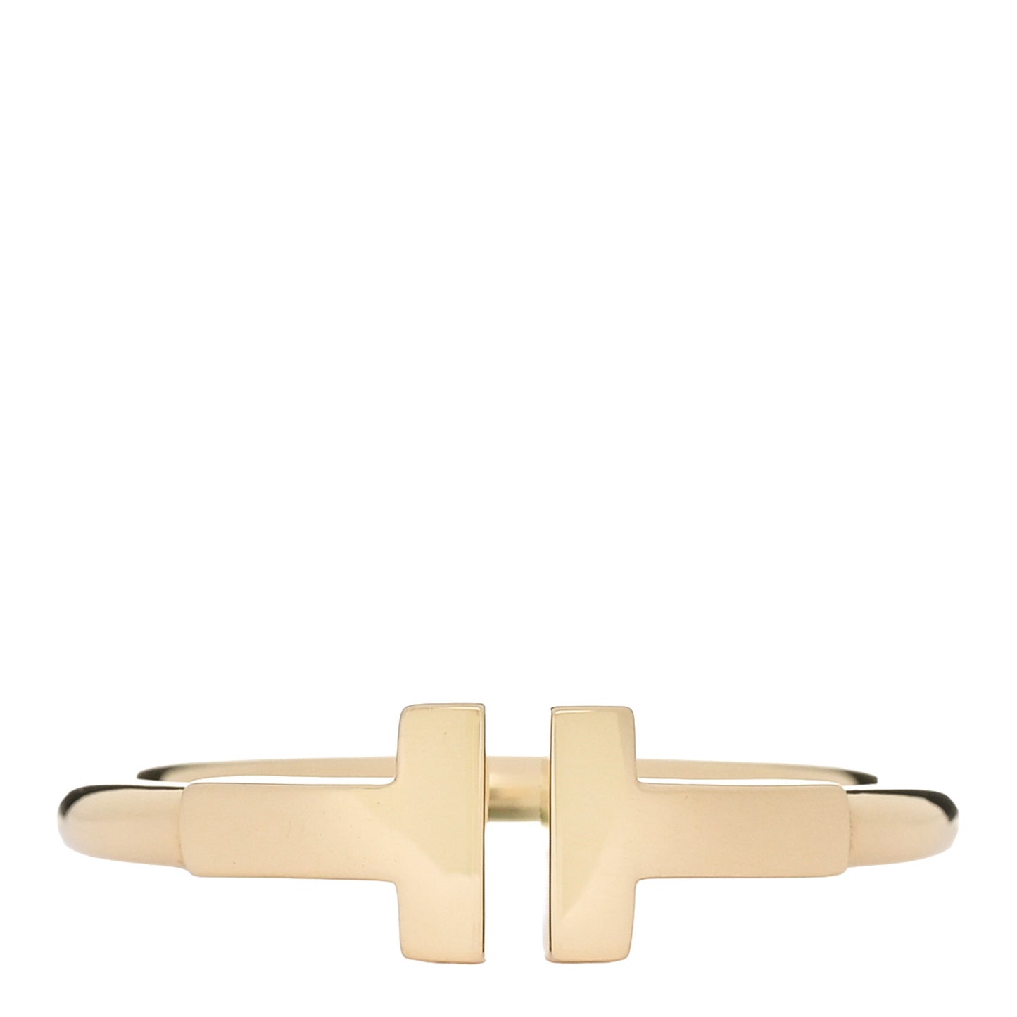 18K Yellow Gold T Wire Ring 53 6.5