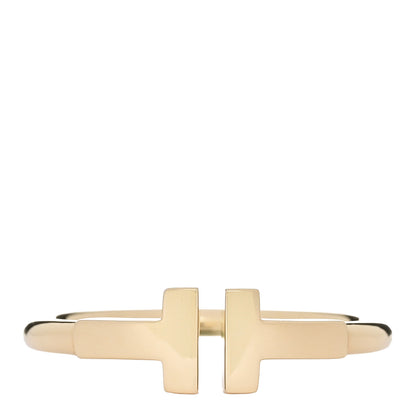 Tiffany 18K Yellow Gold T Wire Ring 53 6.5 1 of 5