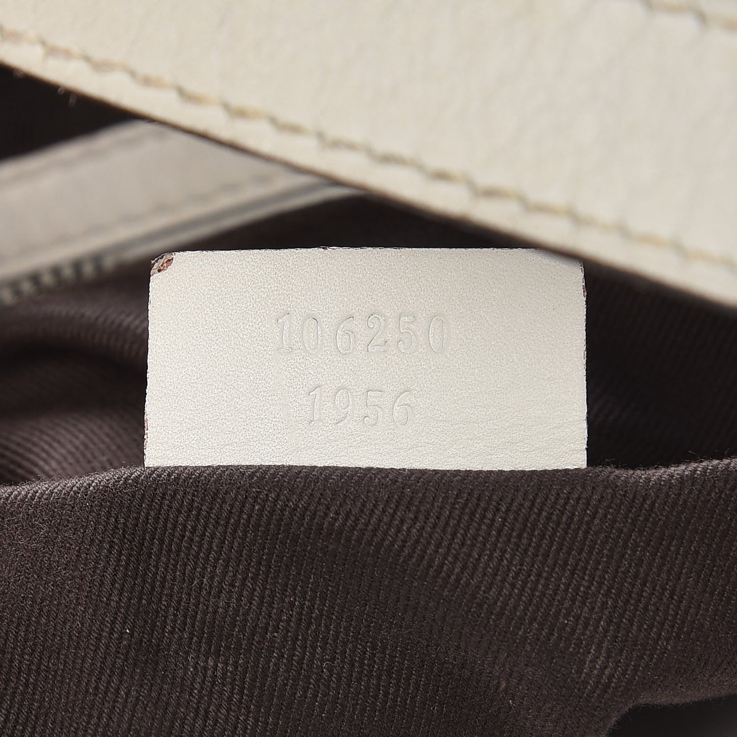 Monogram Half Moon Hobo White