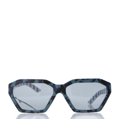 Prada Disguise Sunglasses SPR 03V Blue 3 of 9