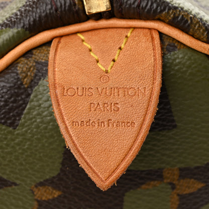 Louis Vuitton Monogram Graffiti Speedy 30 Kaki 6 of 13