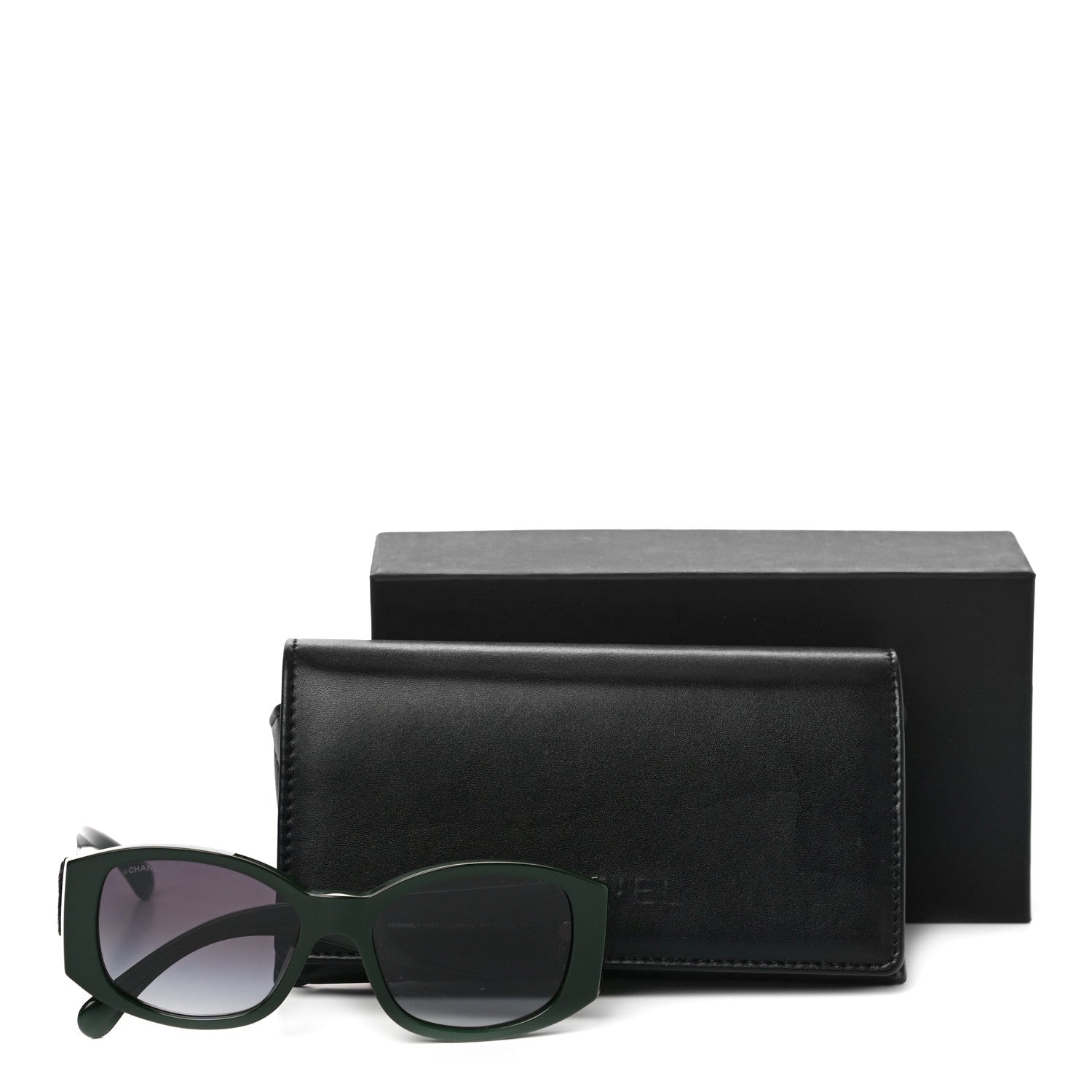 Chanel Acetate CC Logo Sunglasses 5450 Green 7 of 7