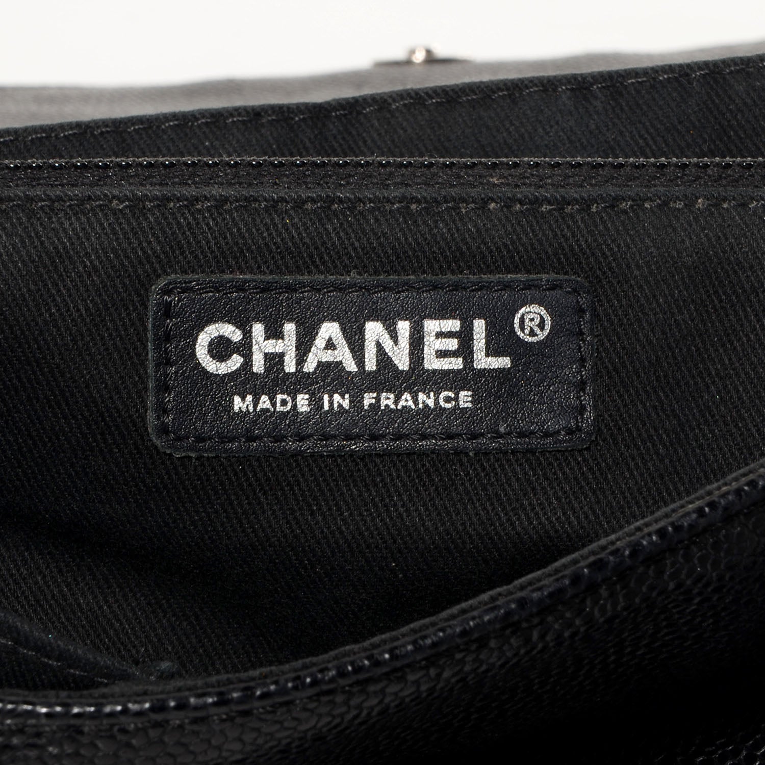 Chanel Caviar Half Moon Large Flap Black 6 of 8