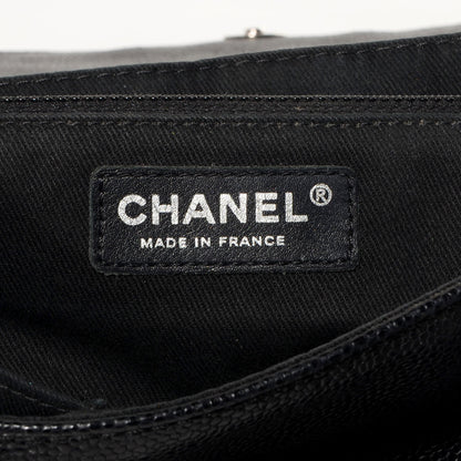 Chanel Caviar Half Moon Large Flap Black 6 of 8