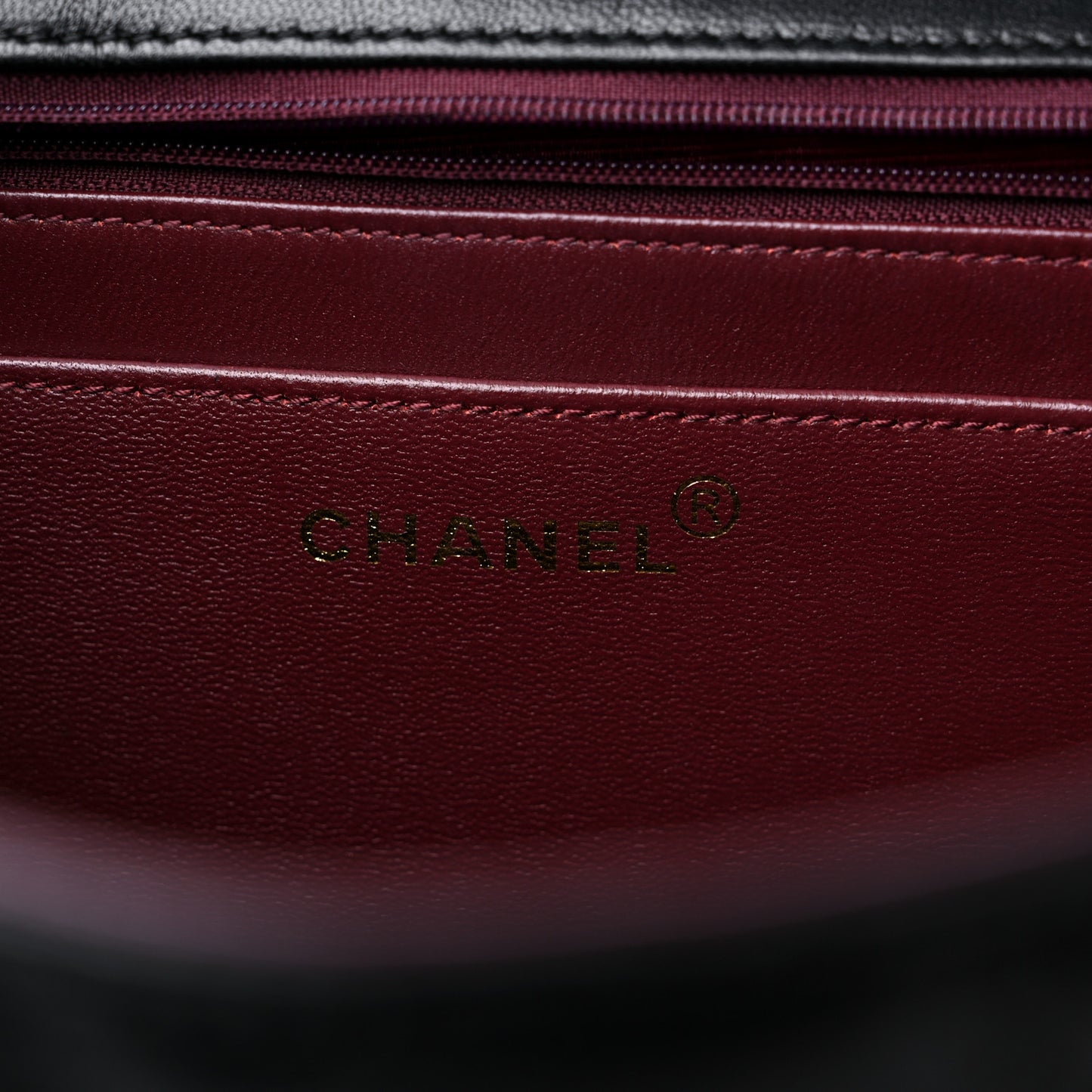 Lambskin Quilted XL Jumbo Single Flap Black