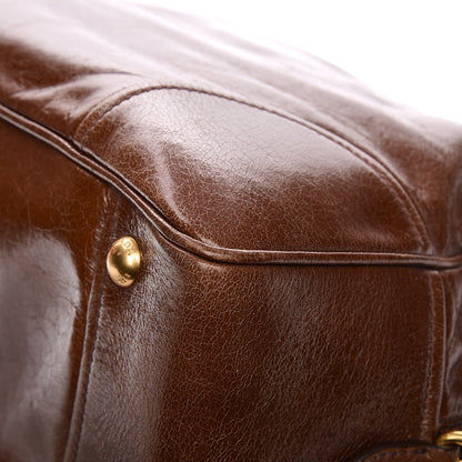 Prada Vitello Shine Boston Bag Palissandro 12 of 15
