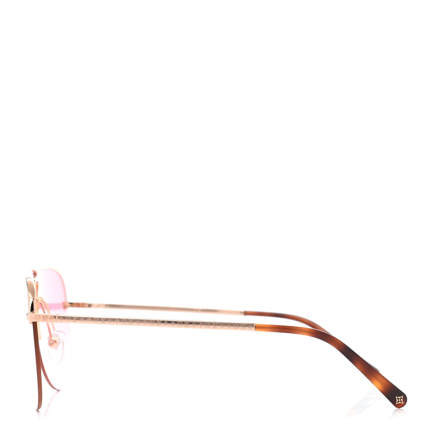 Louis Vuitton Monogram Grease Sunglasses Z1172W Pink 3 of 9