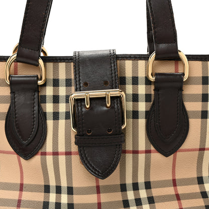 Burberry Haymarket Check Eden Tote Chocolate 7 of 11