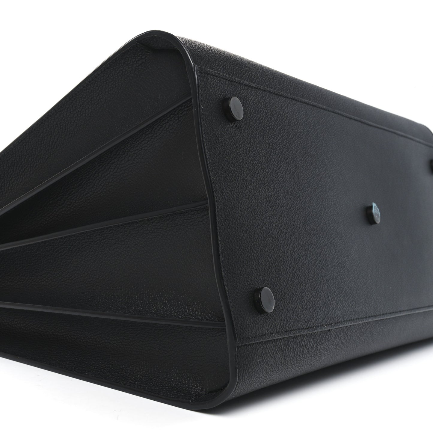 Grained Calfskin Large Sac De Jour Carryall Black