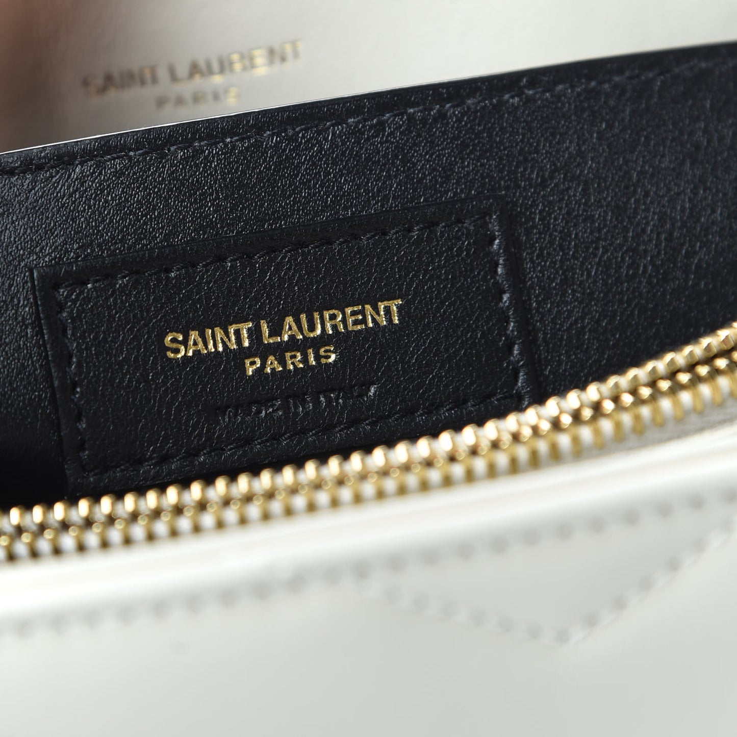 Calfskin Y Quilted Monogram Small Loulou Chain Satchel Ivory
