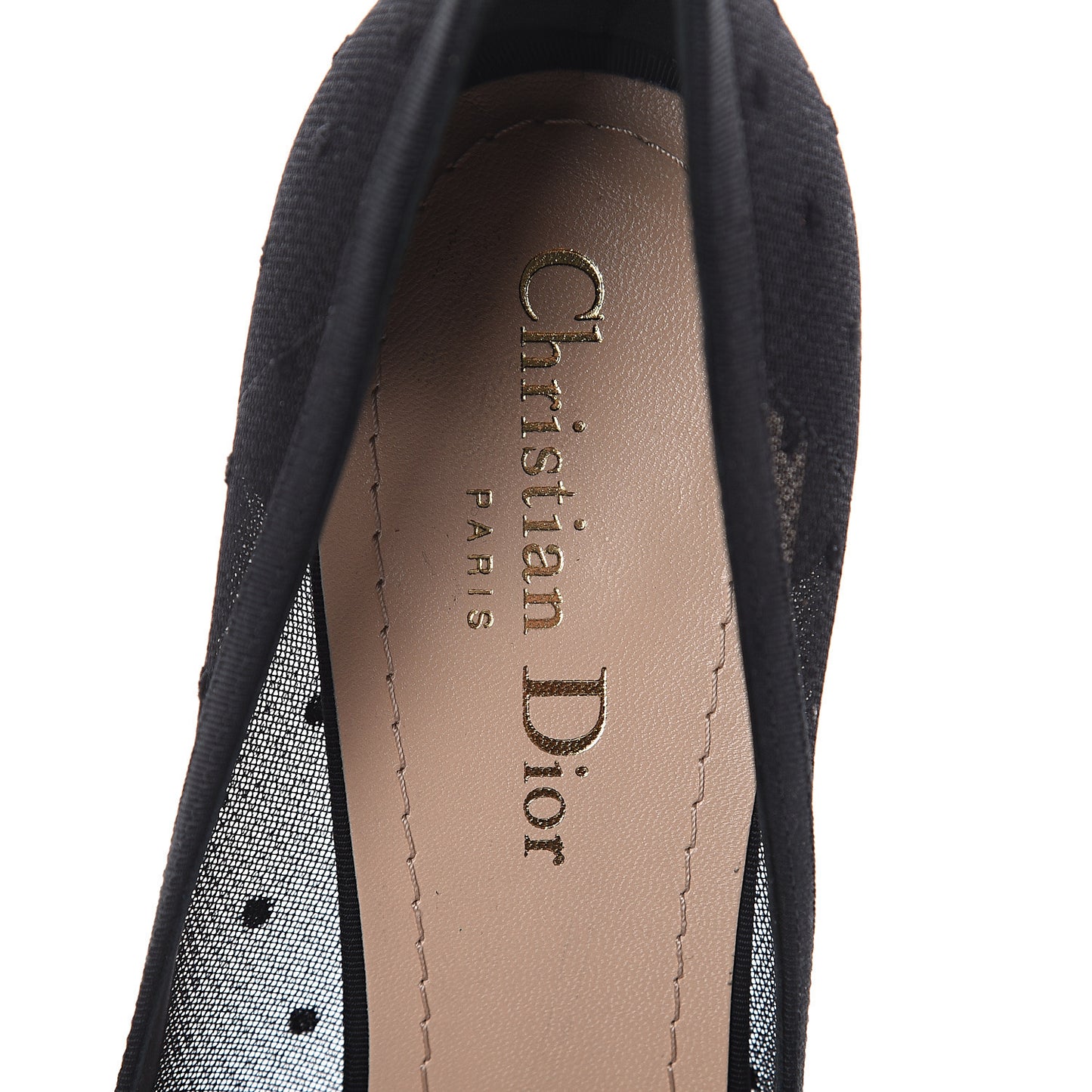 Grosgrain Plumetis Dior Blossom Pumps 38.5 Black