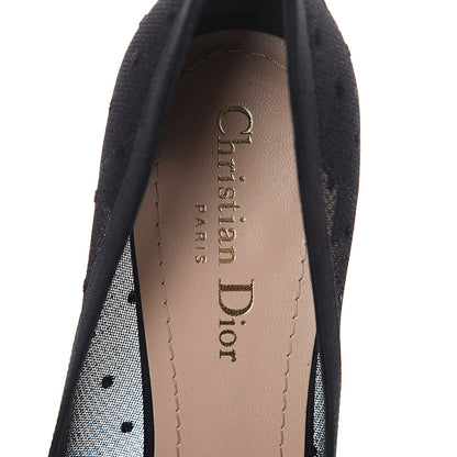 Christian Dior Grosgrain Plumetis Dior Blossom Pumps 38.5 Black 6 of 7