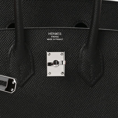 Hermes Epsom Birkin Sellier 25 Black 6 of 11