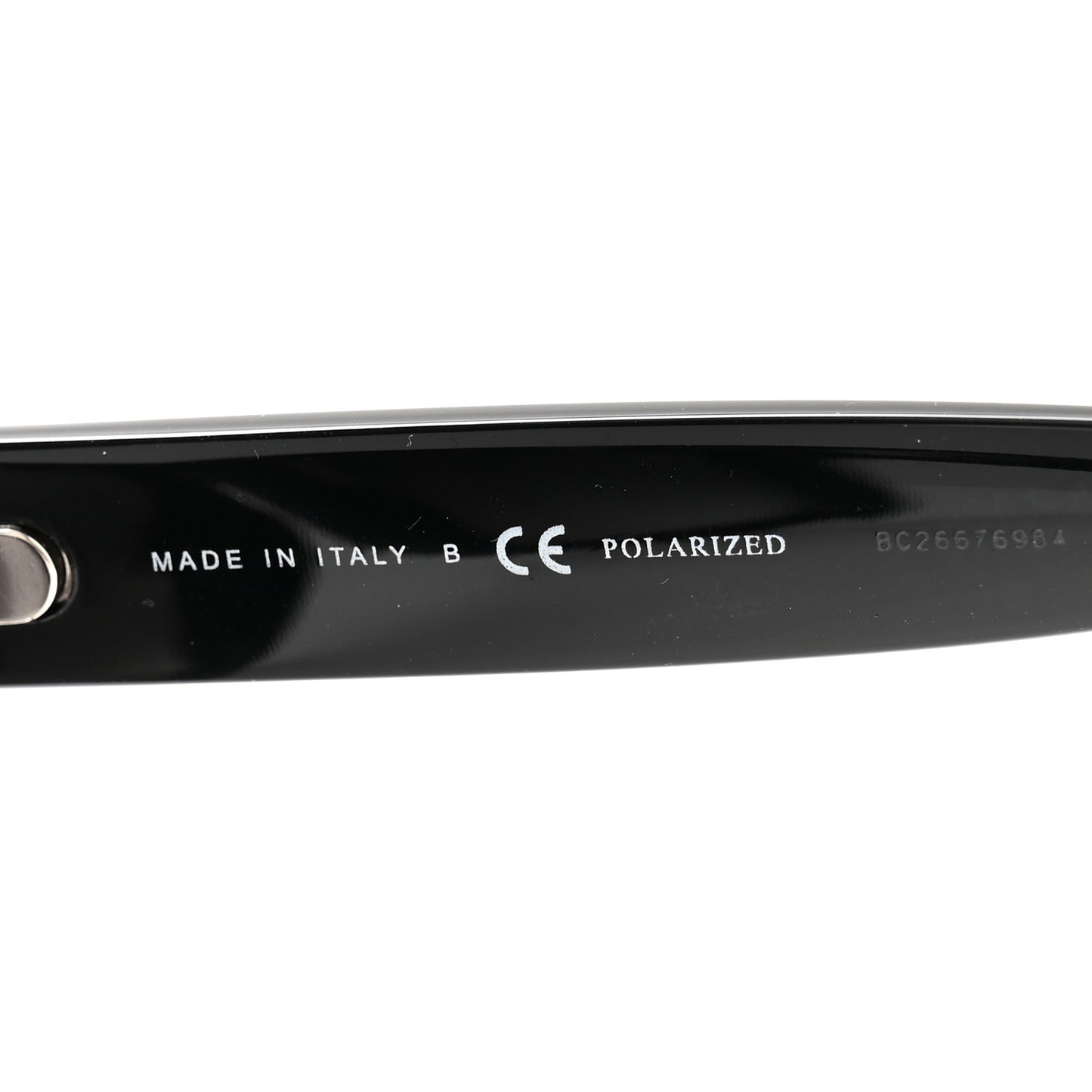 Acetate Polarized Square CC Sunglasses 5380 Black