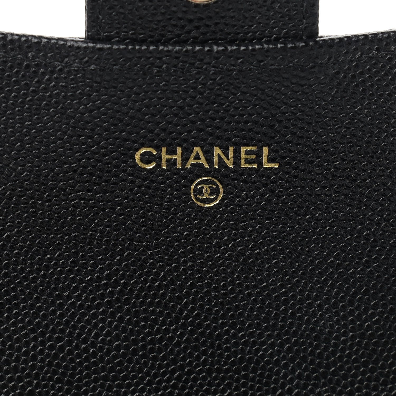 Chanel Caviar Quilted Phone Holder Wallet on Removable Chain Black 7 of 11