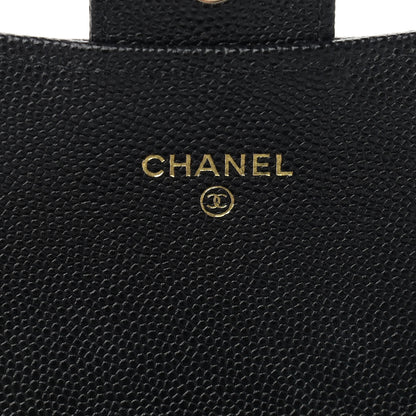 Chanel Caviar Quilted Phone Holder Wallet on Removable Chain Black 7 of 11