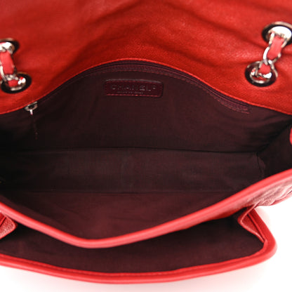 Chanel Caviar Quilted Medium French Riviera Flap Red 5 of 15