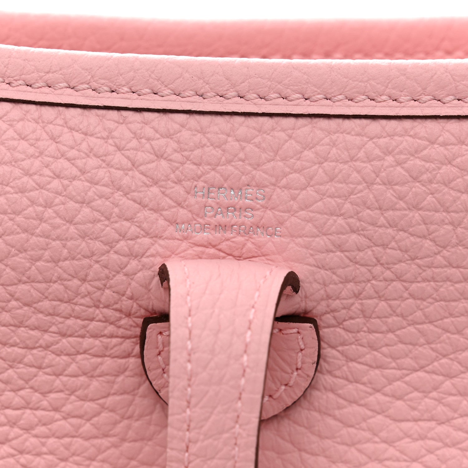 Hermes Taurillon Clemence Evelyne TPM Rose Sakura 6 of 11