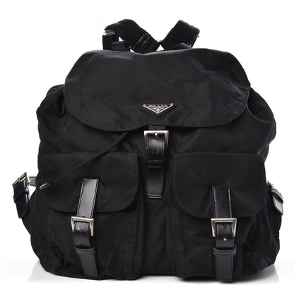 Prada Nylon Vela Medium Backpack Black 1 of 6
