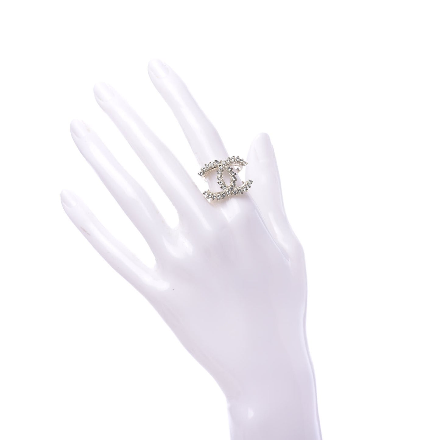 Metal Strass Dazzling Wheat CC Ring 6 Gold