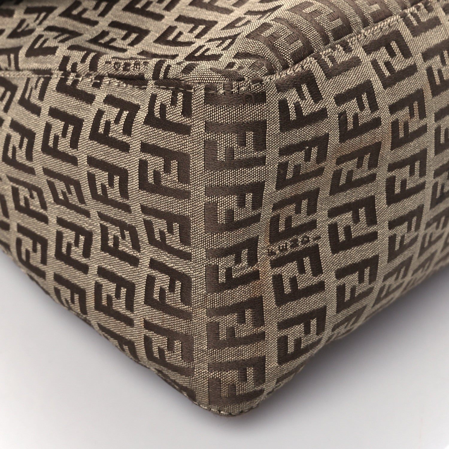 Fendi Zucchino Mama Baguette Brown 9 of 11