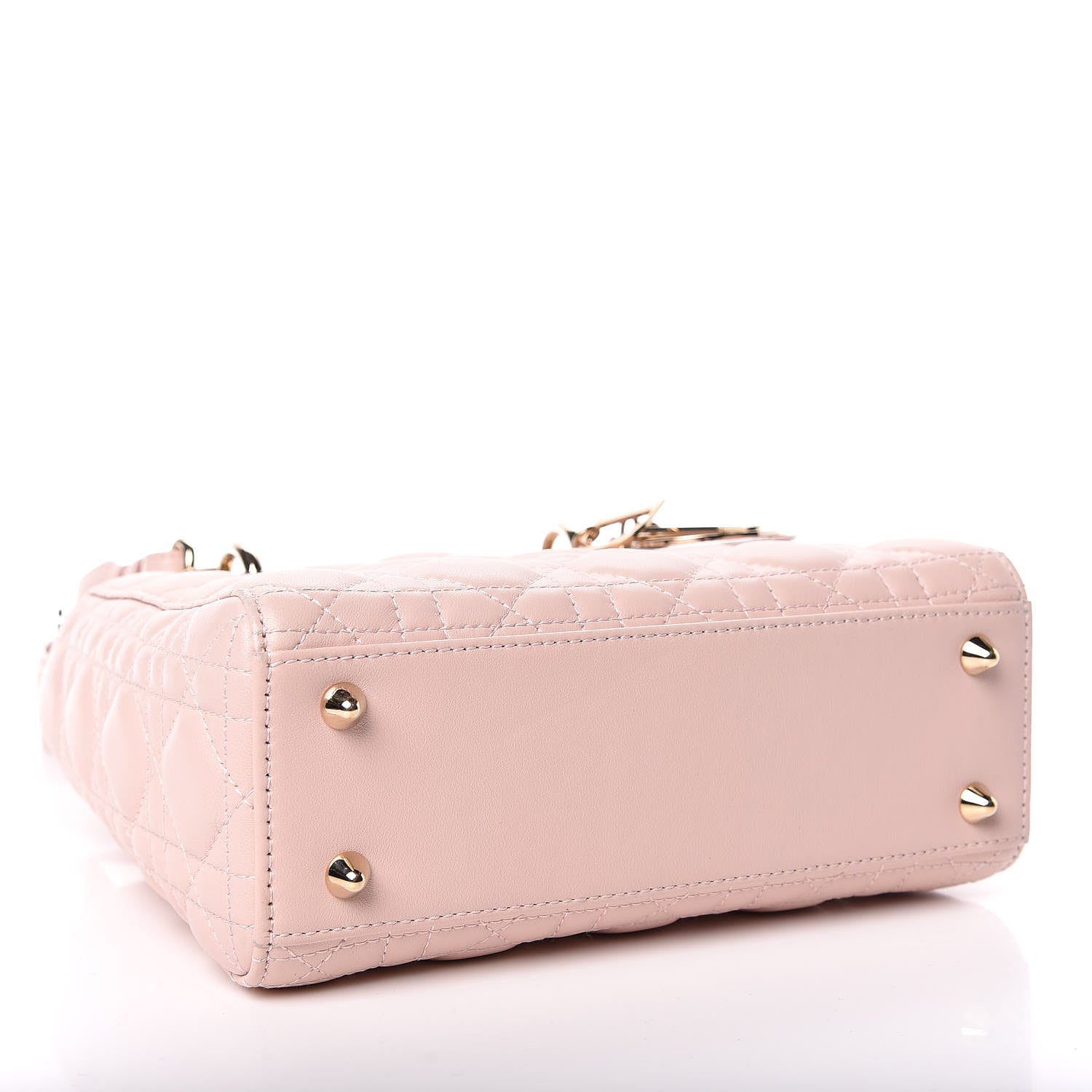 Christian Dior Lambskin Cannage Small Lucky Badges My Lady Dior Pink 4 of 15