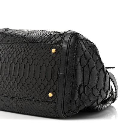 Gucci Snakeskin Large GG Running Tote Black 9 of 16