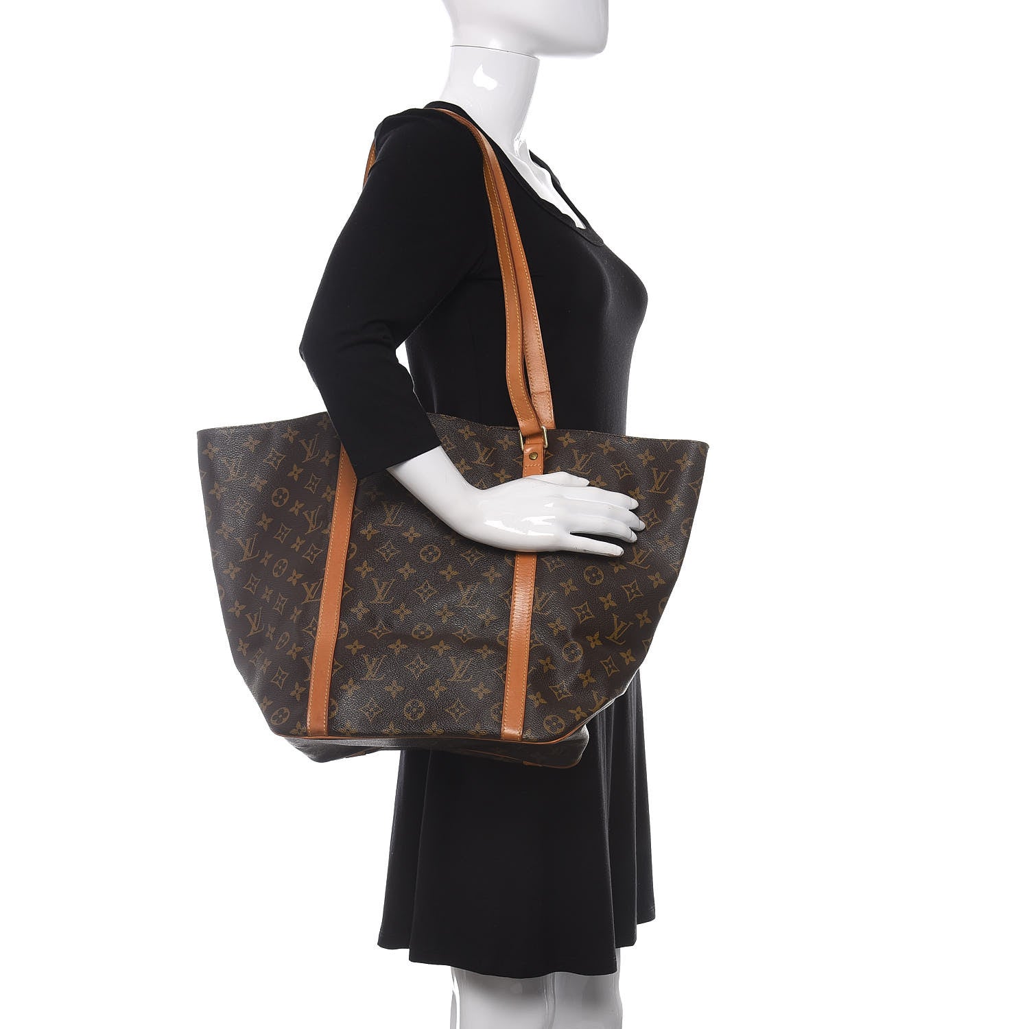 Louis Vuitton Monogram Sac Shopping Tote 2 of 9