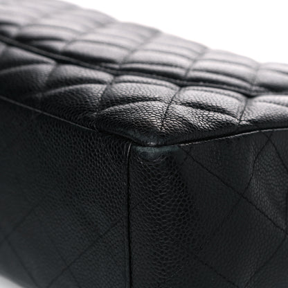 Chanel Caviar Quilted Maxi Single Flap Black 12 of 16