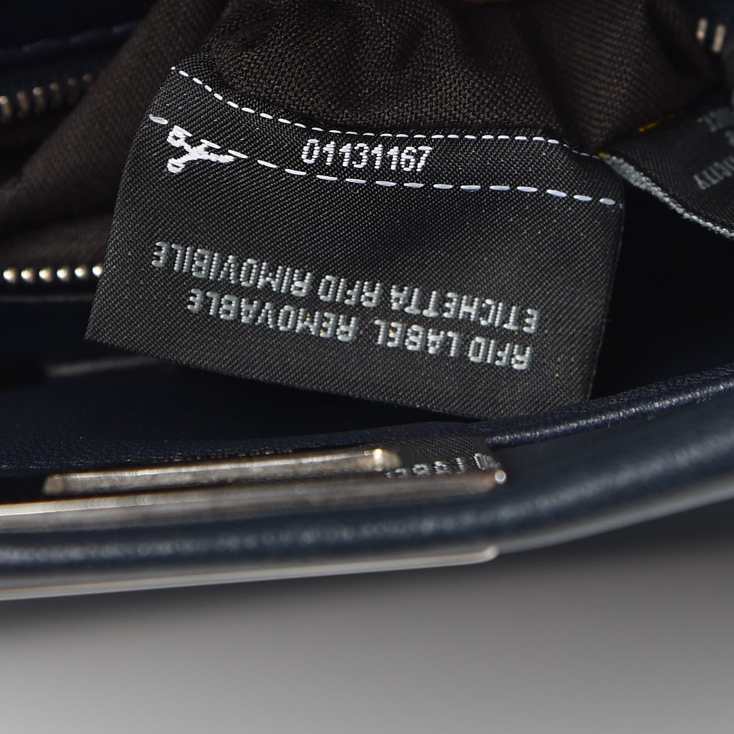 Nappa Mini Peekaboo Iconic Satchel Dark Blue