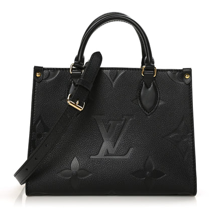 Louis Vuitton Empreinte Monogram Giant Onthego PM Black 1 of 6