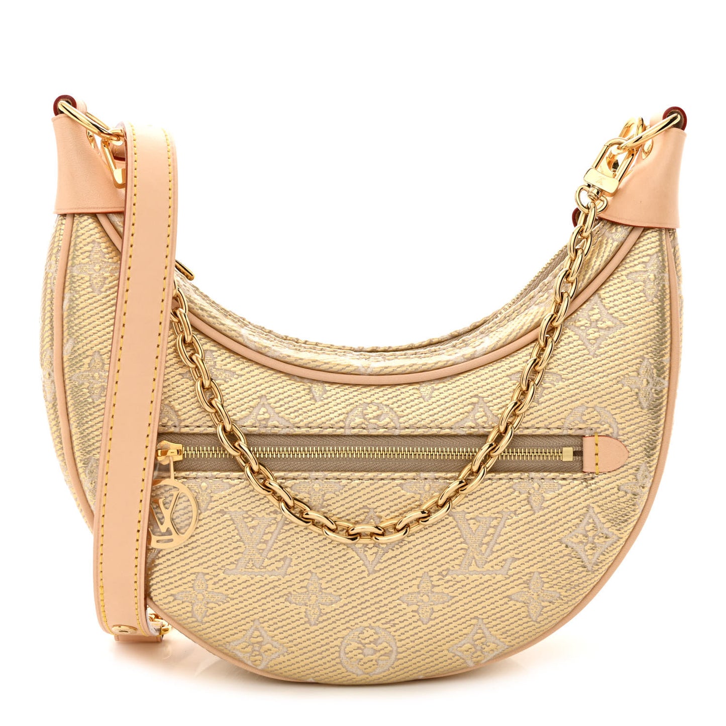 Monogram Jacquard Loop Gold
