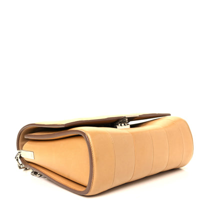 Celine Lambskin Quilted Shoulder Bag Camel 3 of 7