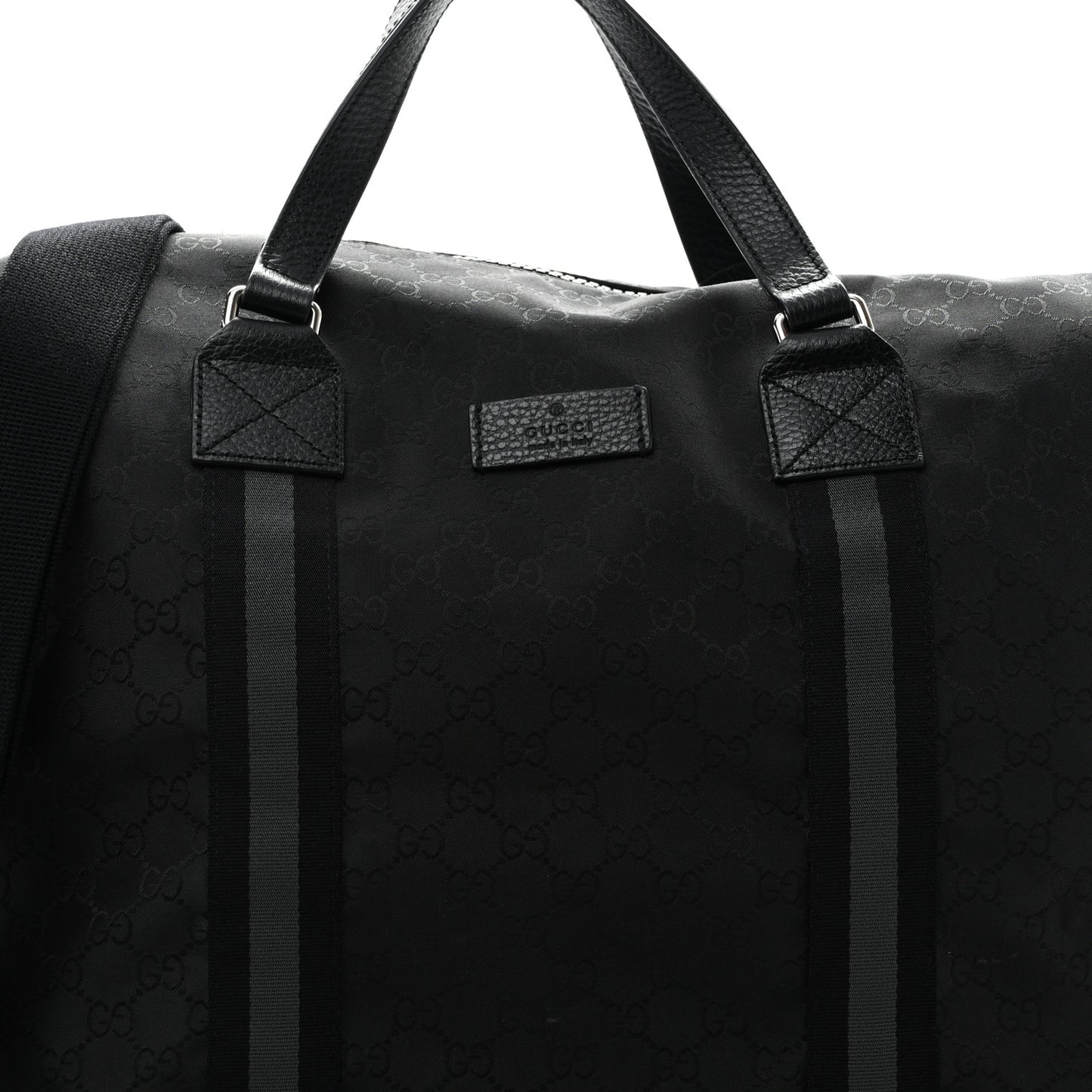 Nylon Monogram XL Duffle Bag Black
