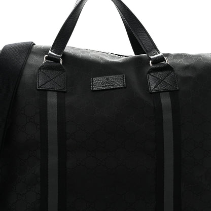 Gucci Nylon Monogram XL Duffle Bag Black 7 of 13