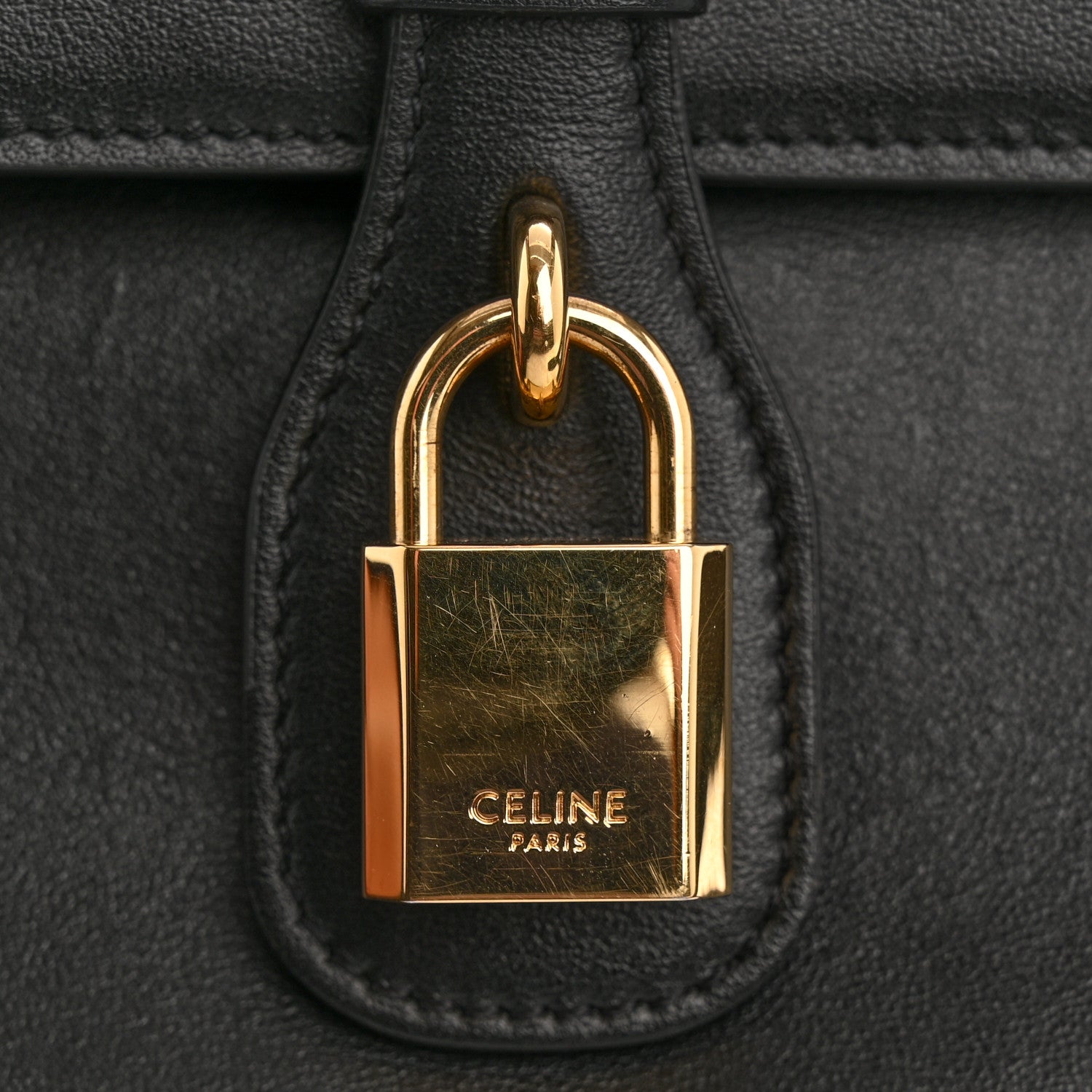 Celine Smooth Calfskin Medium Tabou Black 12 of 13