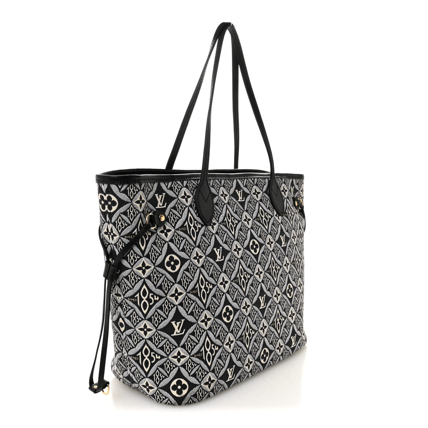 Louis Vuitton Jacquard Since 1854 Neverfull MM Grey 4 of 13