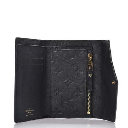 Louis Vuitton Empreinte Compact Curieuse Wallet Black 5 of 9