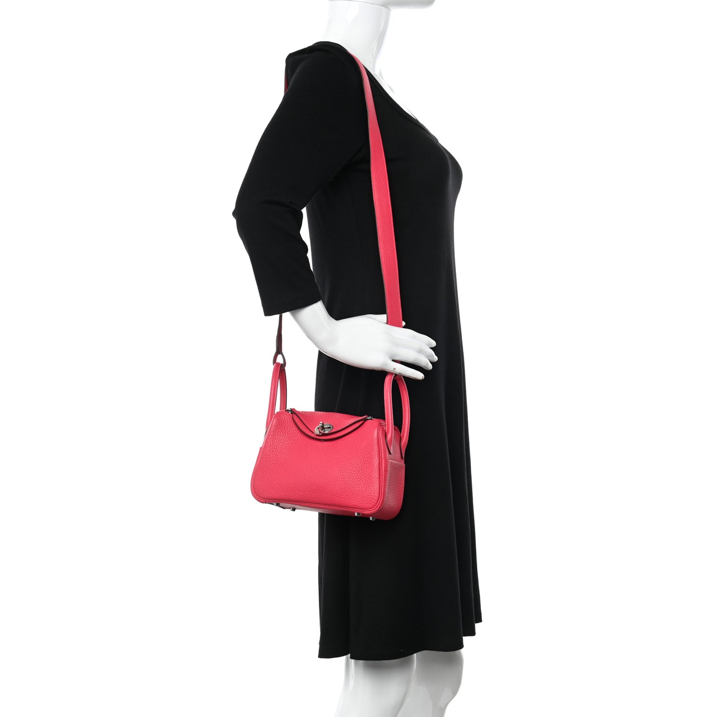 Taurillon Clemence Mini Lindy 20 Framboise