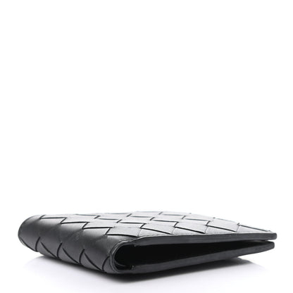 Bottega Veneta Nappa Maxi Intrecciato Bi-Fold Wallet Black 4 of 6