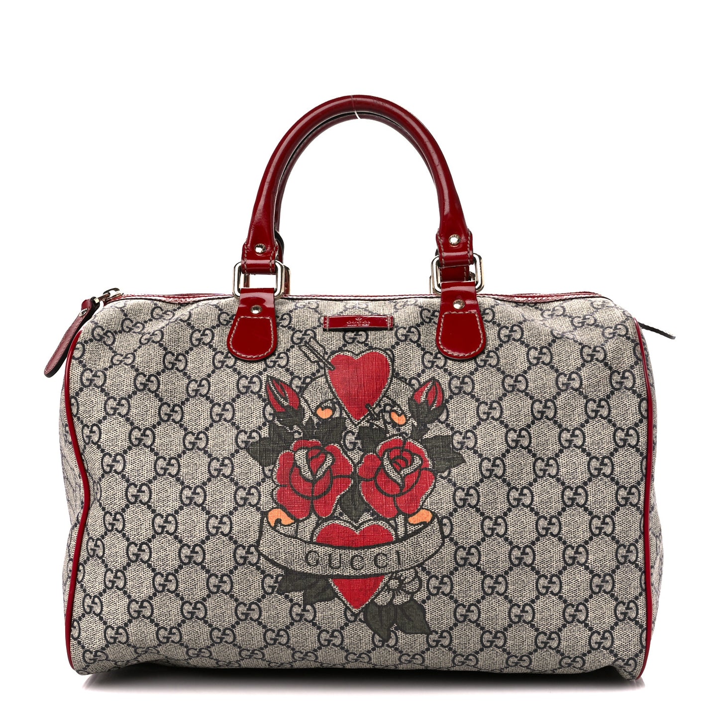 GG Plus Monogram Tattoo Heart Medium Joy Boston Red