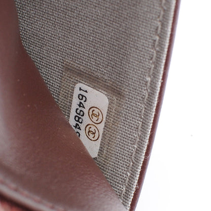 Chanel Lambskin Quilted Boy Wallet On Chain WOC Burgundy 8 of 8