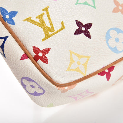 Louis Vuitton Monogram Multicolor Pochette Accessories White 10 of 11